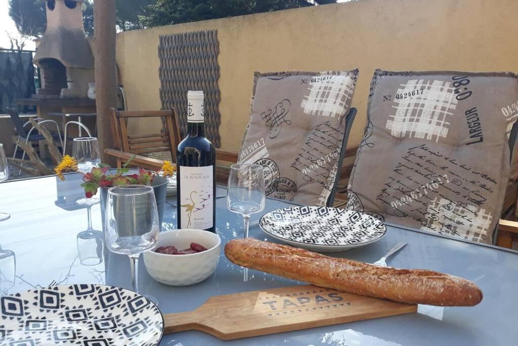 Villa 3 Etoiles Pres Des Plages, Parking, Wifi, Clim Sauvian Exterior foto
